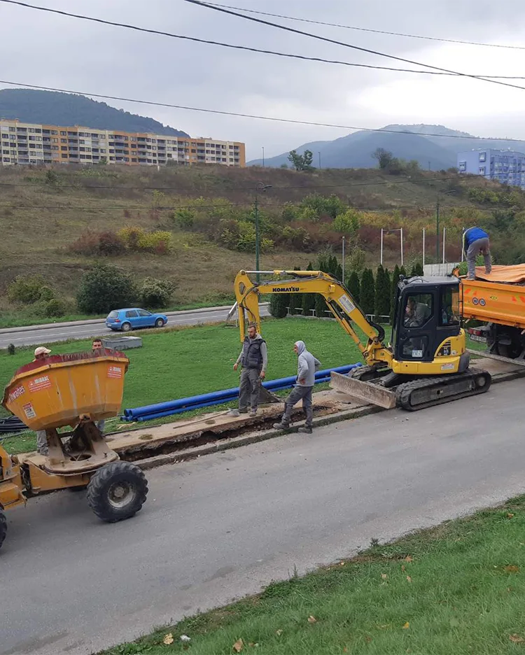 Rekonstrukcija vodovodne mreže u ulici Izeta Delića